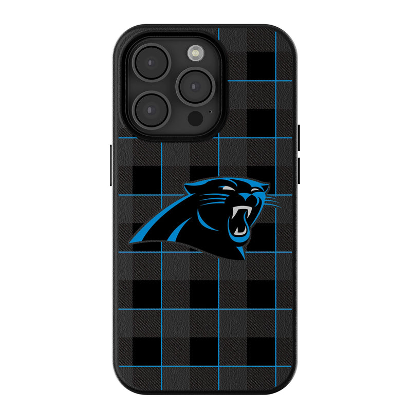 Carolina Panthers Plaid iPhone Magnetic Phone Case