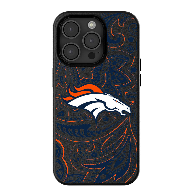 Denver Broncos Paisley iPhone Magnetic Phone Case