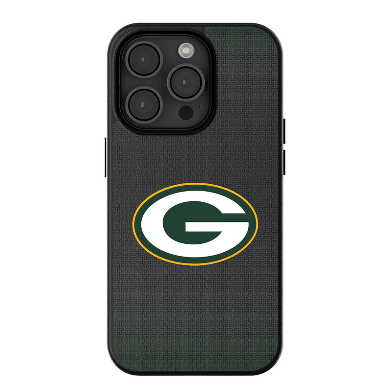 Green Bay Packers Linen iPhone MagSafe Compatible Phone Case