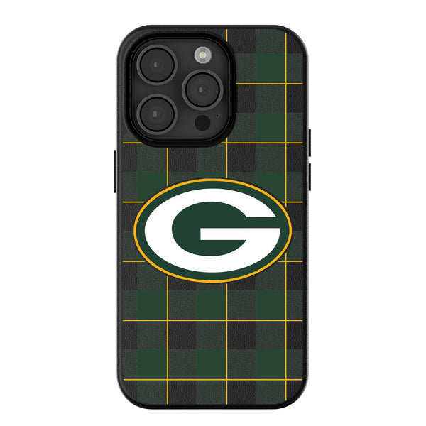 Green Bay Packers Plaid iPhone Magnetic Phone Case