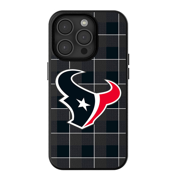 Houston Texans Plaid iPhone MagSafe Compatible Phone Case