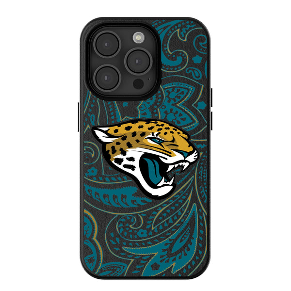 Jacksonville Jaguars Paisley iPhone Magnetic Phone Case