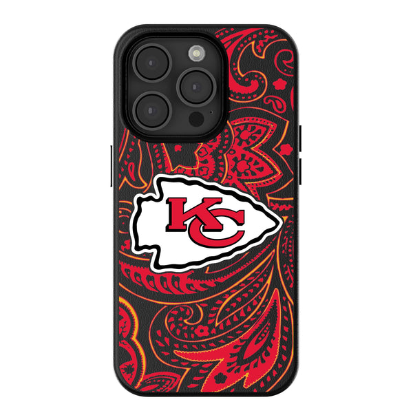 Kansas City Chiefs Paisley iPhone Magnetic Phone Case