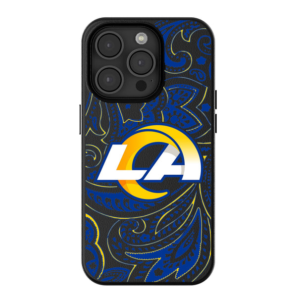 Los Angeles Rams Paisley iPhone Magnetic Phone Case