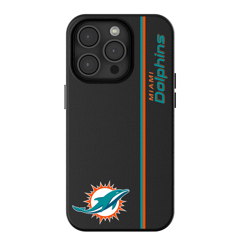 Miami Dolphins Sidebar iPhone MagSafe Compatible Phone Case