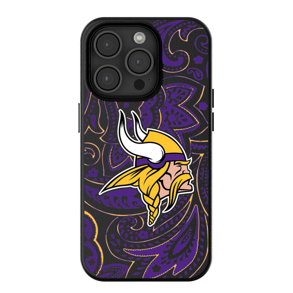 Minnesota Vikings Paisley iPhone Magnetic Phone Case