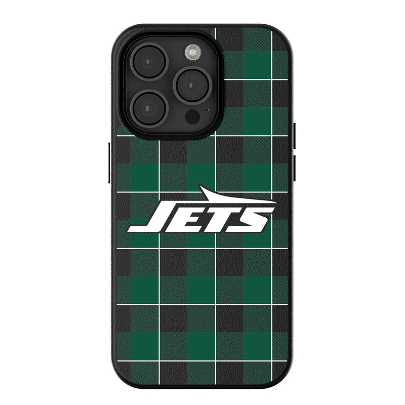 New York Jets Plaid iPhone MagSafe Compatible Phone Case