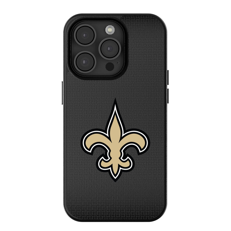 New Orleans Saints Linen iPhone MagSafe Compatible Phone Case