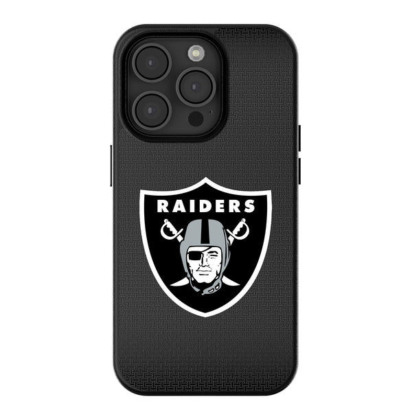 Las Vegas Raiders Linen iPhone MagSafe Compatible Phone Case