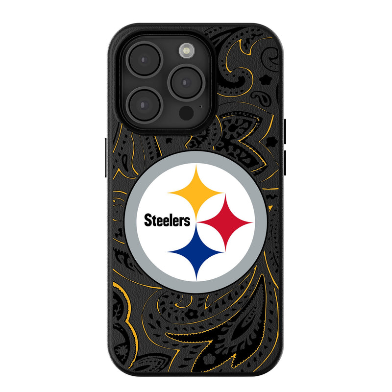 Pittsburgh Steelers Paisley iPhone Magnetic Phone Case