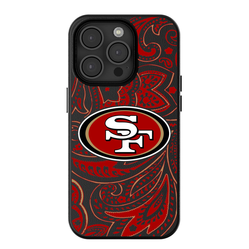 San Francisco 49ers Paisley iPhone MagSafe Compatible Phone Case