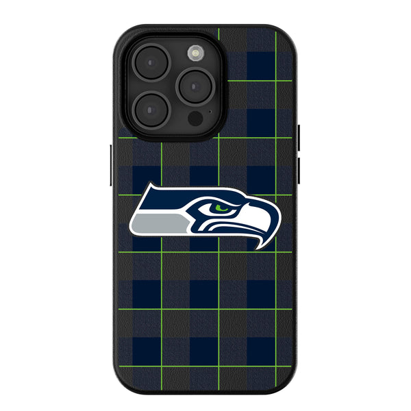 Seattle Seahawks Plaid iPhone Magnetic Phone Case