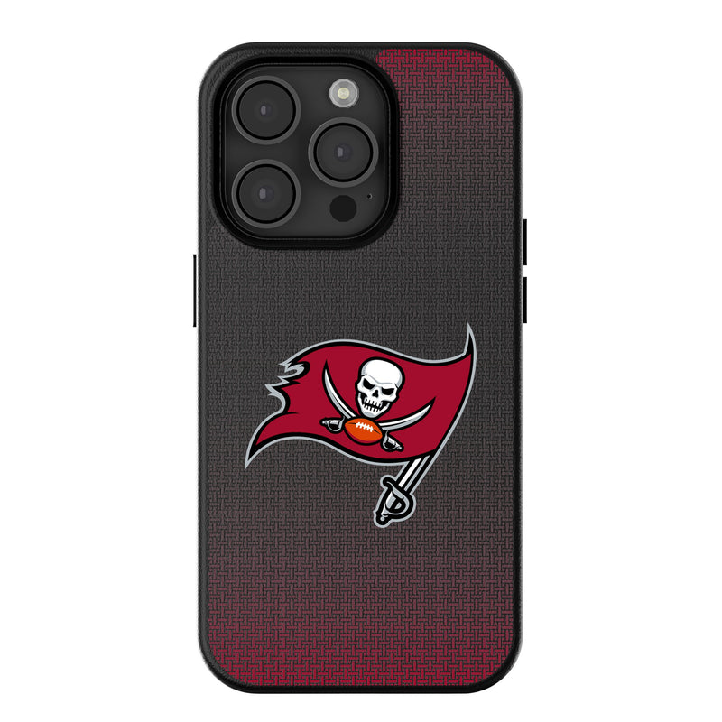 Tampa Bay Buccaneers Linen iPhone MagSafe Compatible Phone Case