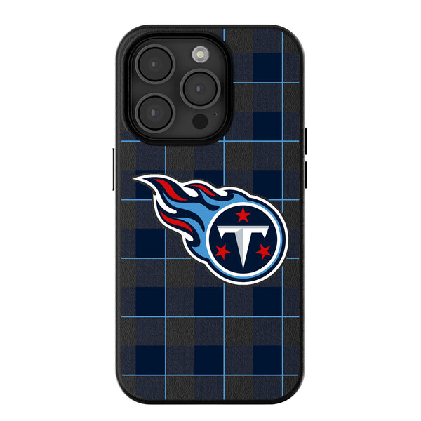 Tennessee Titans Plaid iPhone MagSafe Compatible Phone Case