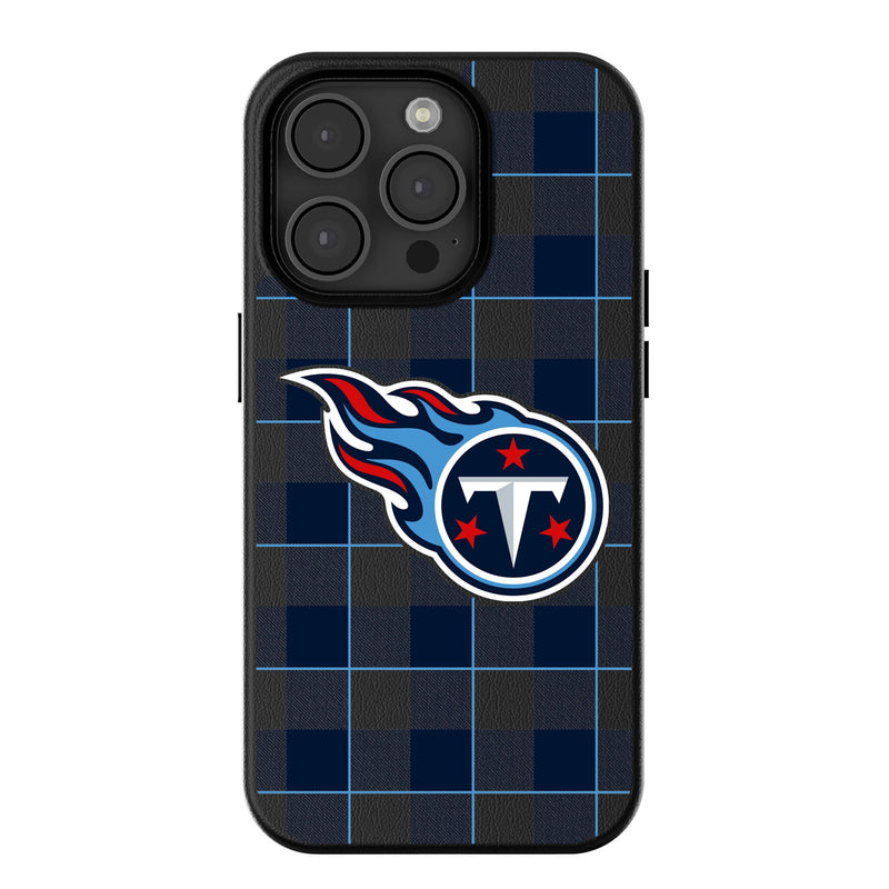 Tennessee Titans Plaid iPhone MagSafe Compatible Phone Case