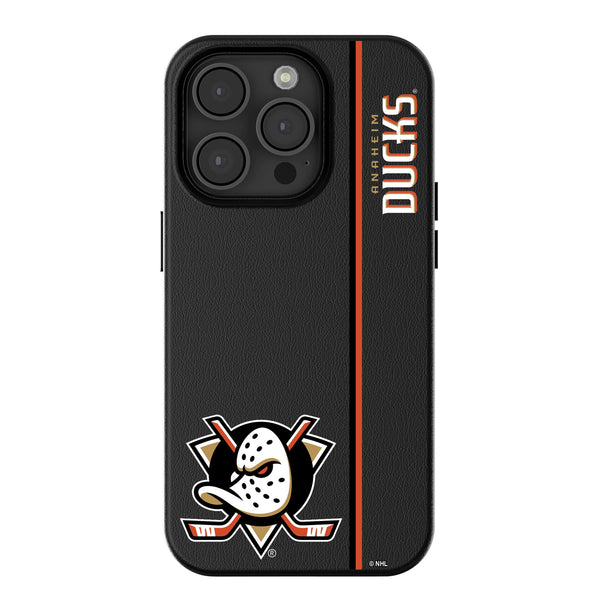 Anaheim Ducks Sidebar iPhone MagSafe Compatible Phone Case