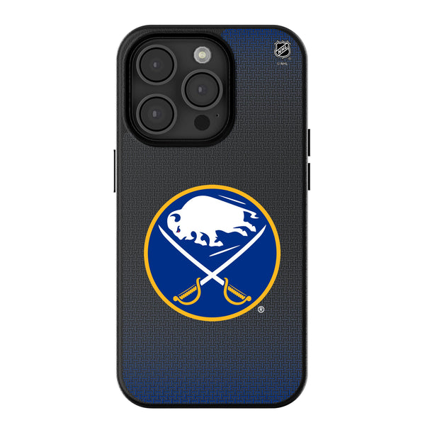 Buffalo Sabres Linen iPhone MagSafe Compatible Phone Case