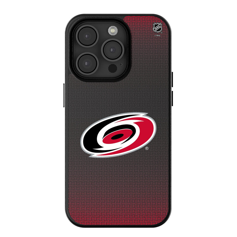 Carolina Hurricanes Linen iPhone MagSafe Compatible Phone Case