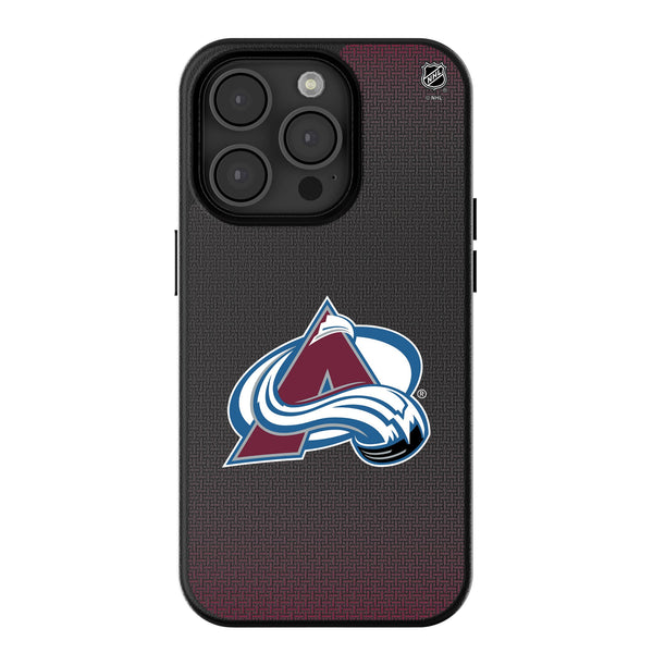 Colorado Avalanche Linen iPhone MagSafe Compatible Phone Case