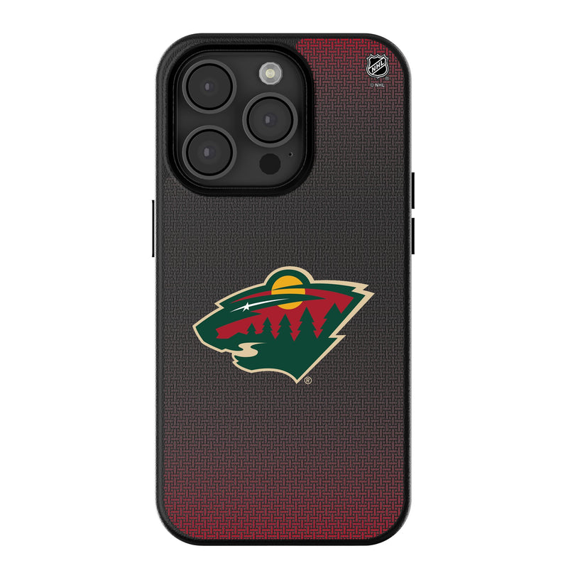 Minnesota Wild Linen iPhone MagSafe Compatible Phone Case