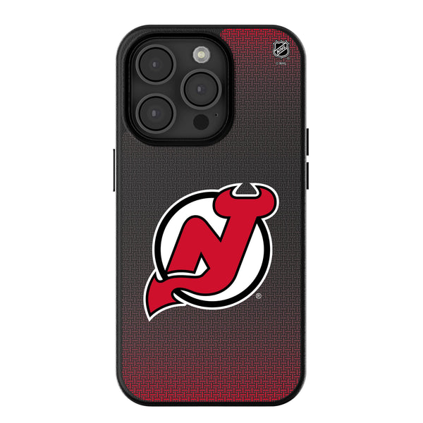 New Jersey Devils Linen iPhone MagSafe Compatible Phone Case