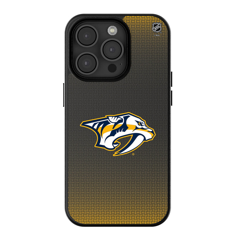 Nashville Predators Linen iPhone MagSafe Compatible Phone Case