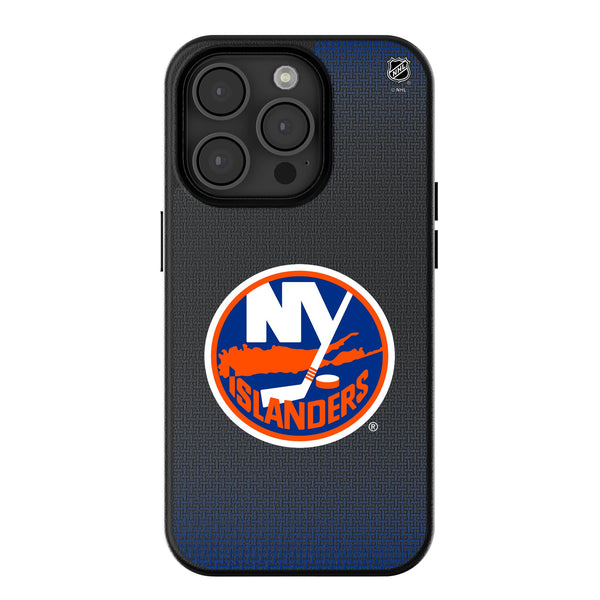 New York Islanders Linen iPhone MagSafe Compatible Phone Case