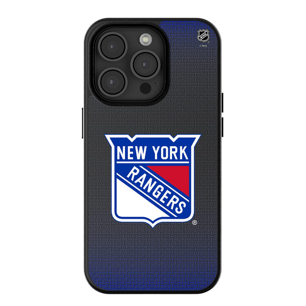 New York Rangers Linen iPhone MagSafe Compatible Phone Case