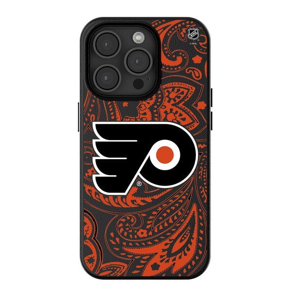 Philadelphia Flyers Paisley iPhone MagSafe Compatible Phone Case