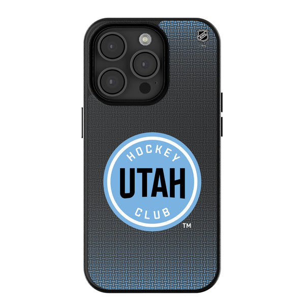 Utah Hockey Club Linen iPhone MagSafe Compatible Phone Case