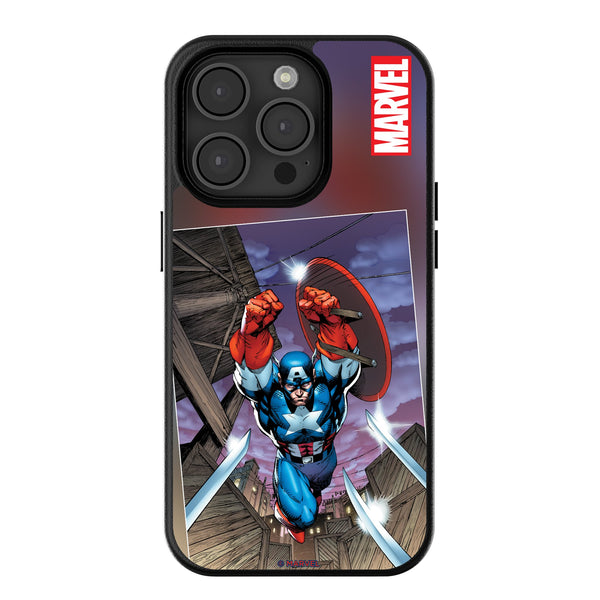 Marvel Avengers Captain America Cover Art iPhone MagSafe Compatible Phone Case