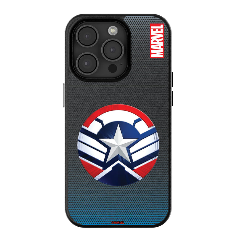 Marvel Avengers Sam Wilson Captain America Grid iPhone MagSafe Compatible Phone Case