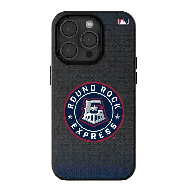 Round Rock Express Linen iPhone MagSafe Compatible Phone Case