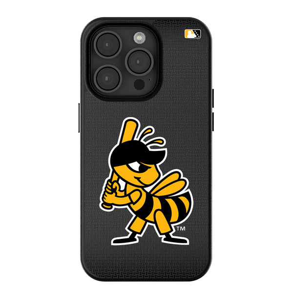 Salt Lake Bees Linen iPhone MagSafe Compatible Phone Case