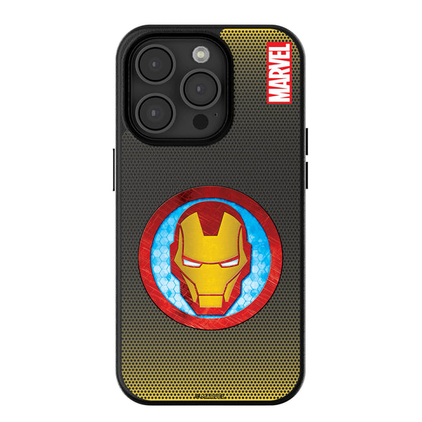 Marvel Avengers Iron Man Grid iPhone MagSafe Compatible Phone Case