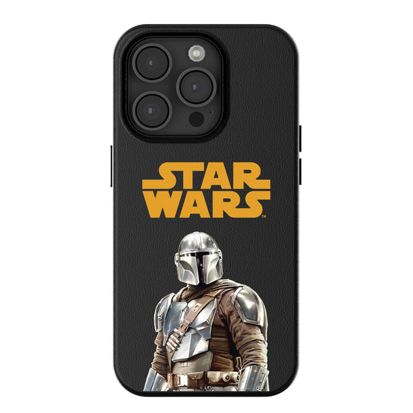 Star Wars: The Mandalorian Din Djarin Color Block iPhone MagSafe Compatible Phone Case