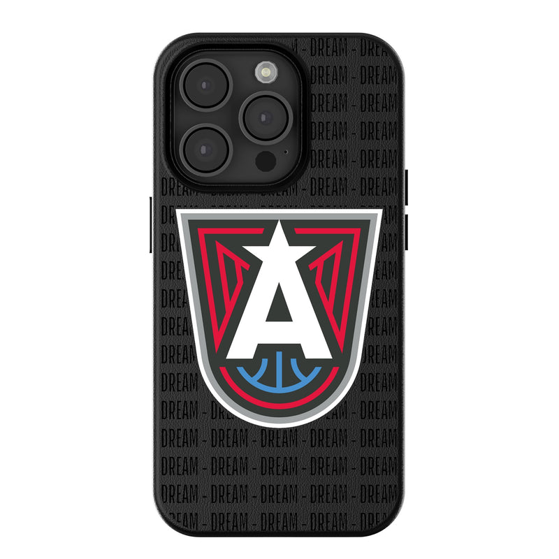 Atlanta Dream Text Backdrop iPhone MagSafe Compatible Phone Case