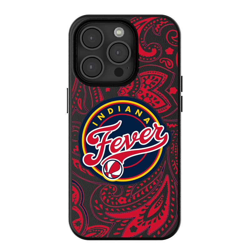 Indiana Fever Paisley iPhone MagSafe Compatible Phone Case