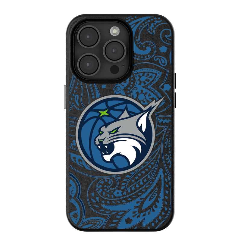 Minnesota Lynx Paisley iPhone MagSafe Compatible Phone Case