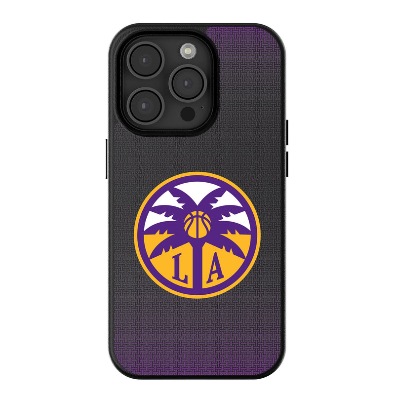 Los Angeles Sparks Linen iPhone MagSafe Compatible Phone Case