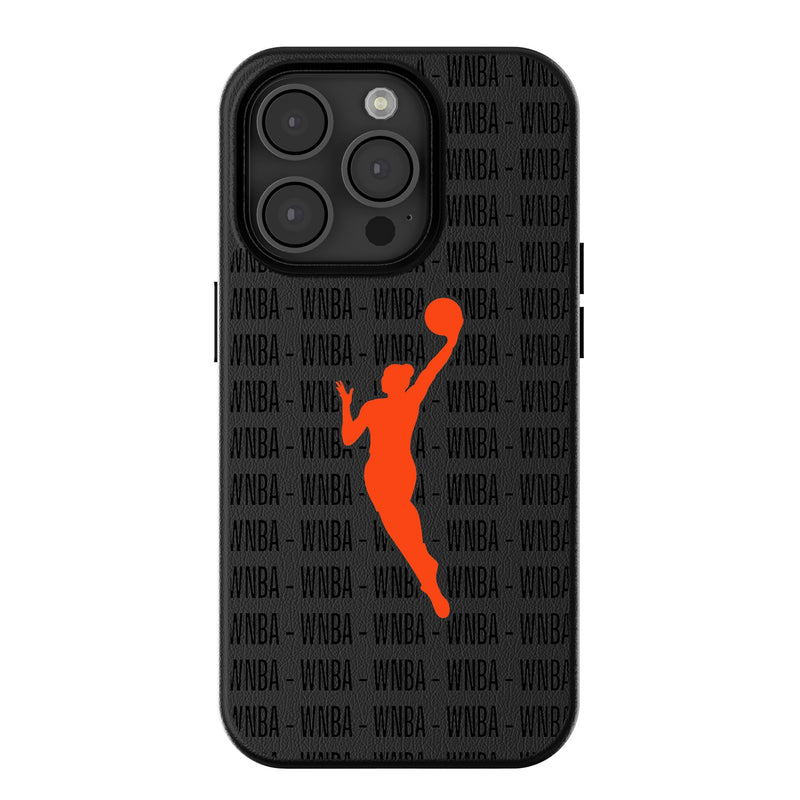 WNBA  Text Backdrop iPhone MagSafe Compatible Phone Case