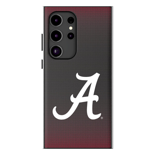 University of Alabama Crimson Tide Script A Linen Galaxy MagSafe Compatible Phone Case