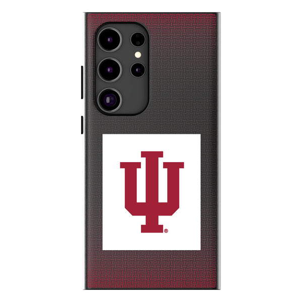 Indiana University Hoosiers Linen Galaxy MagSafe Compatible Phone Case