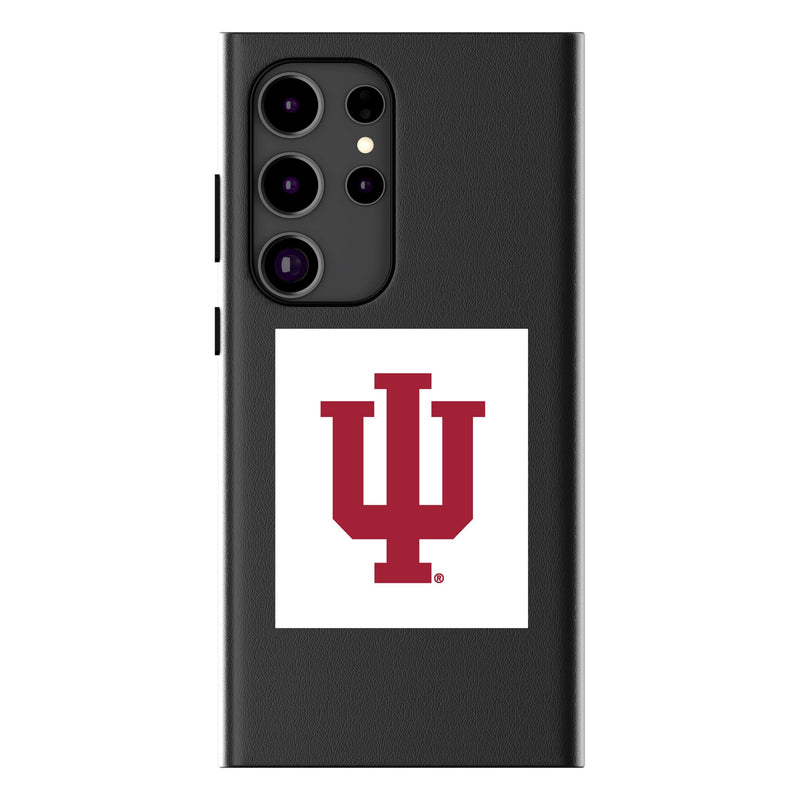 Indiana University Hoosiers Text Backdrop Galaxy MagSafe Compatible Phone Case