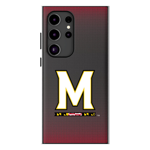 University of Maryland Terrapins Linen Galaxy MagSafe Compatible Phone Case