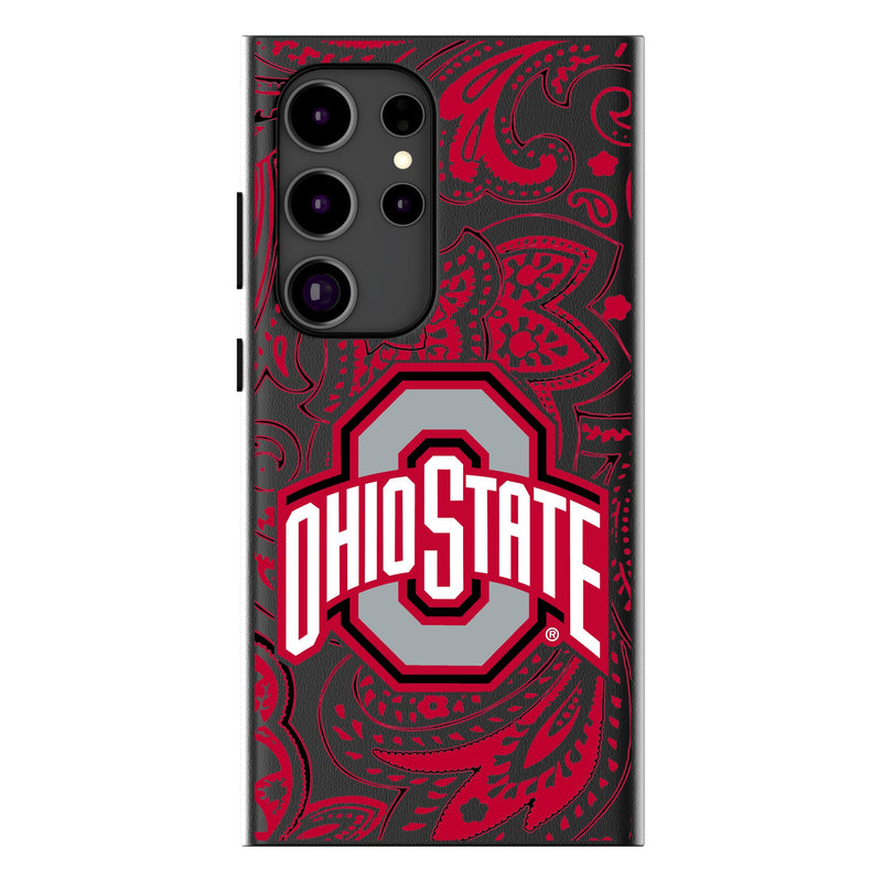 Ohio State University Buckeyes Paisley Galaxy MagSafe Compatible Phone Case