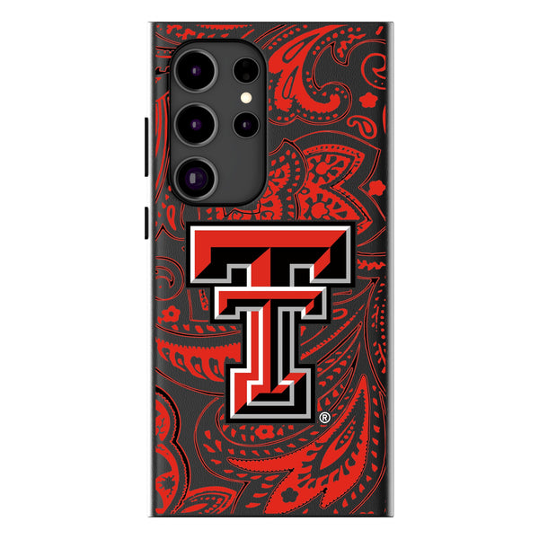 Texas Tech Red Raiders Paisley Galaxy MagSafe Compatible Phone Case