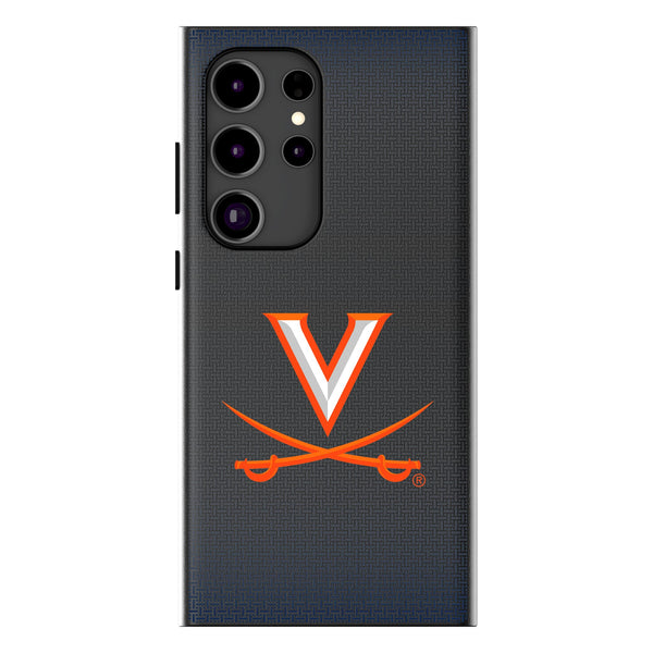 University of Virginia Cavaliers Linen Galaxy MagSafe Compatible Phone Case