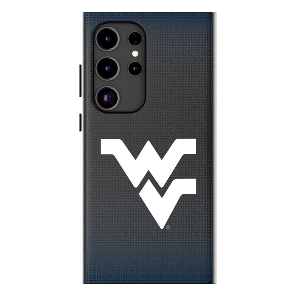 West Virginia University Mountaineers Linen Galaxy MagSafe Compatible Phone Case