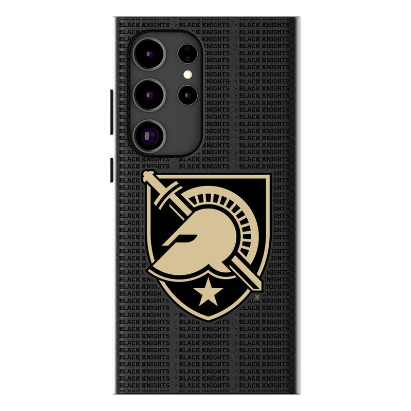 United States Military Academy Black Knights Text Backdrop Galaxy MagSafe Compatible Phone Case